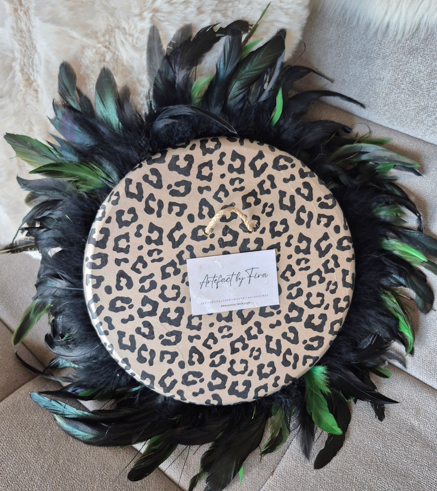 Miroir Jujuhat format baby "Wild Jungle" 40cm