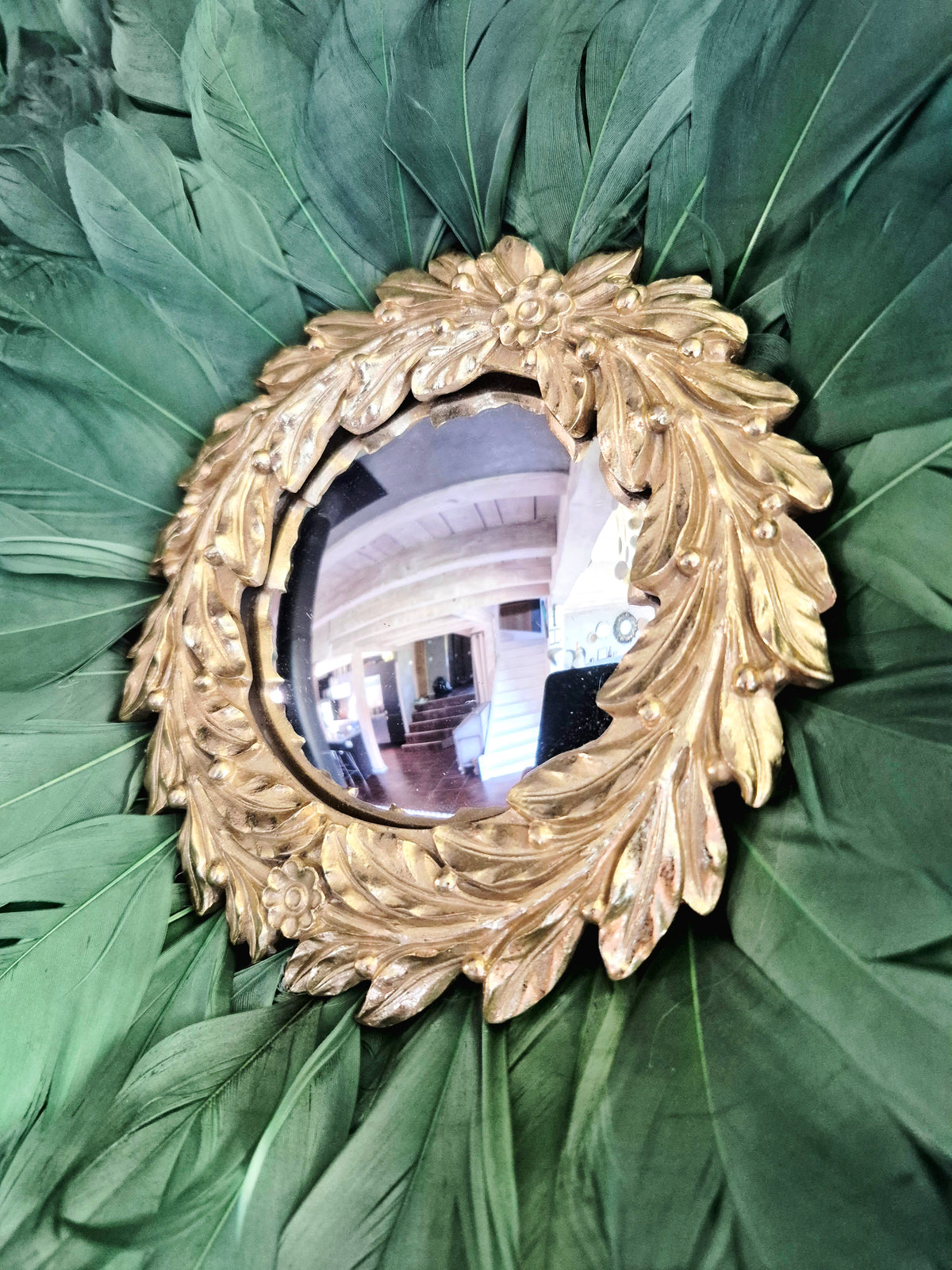Miroir convexe "Victory" Vert Sauge 52cm
