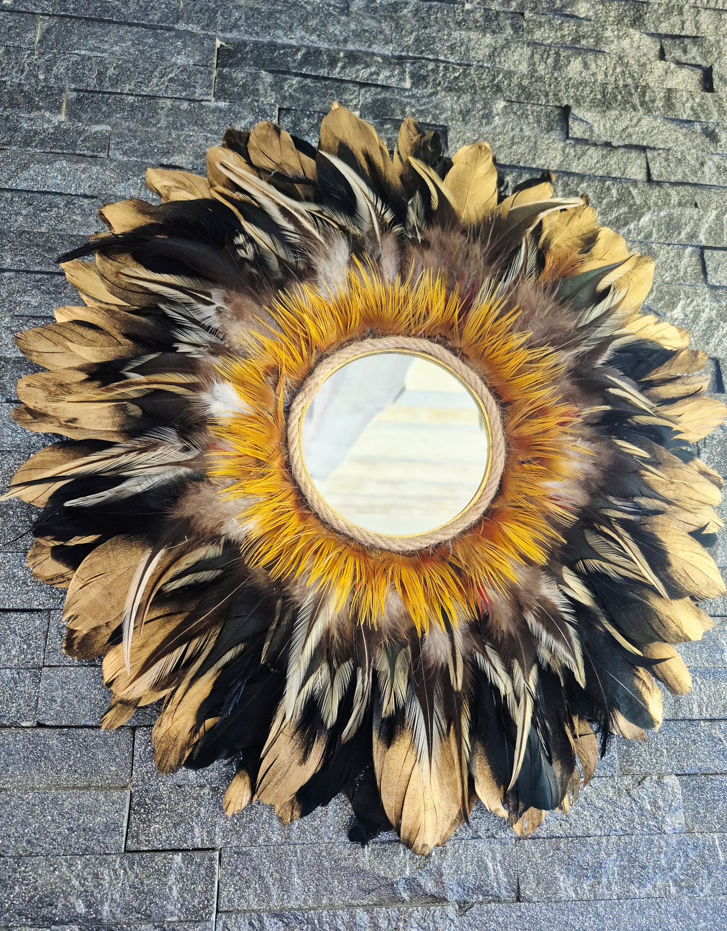 Miroir Jujuhat format baby "Sunshine" 37cm