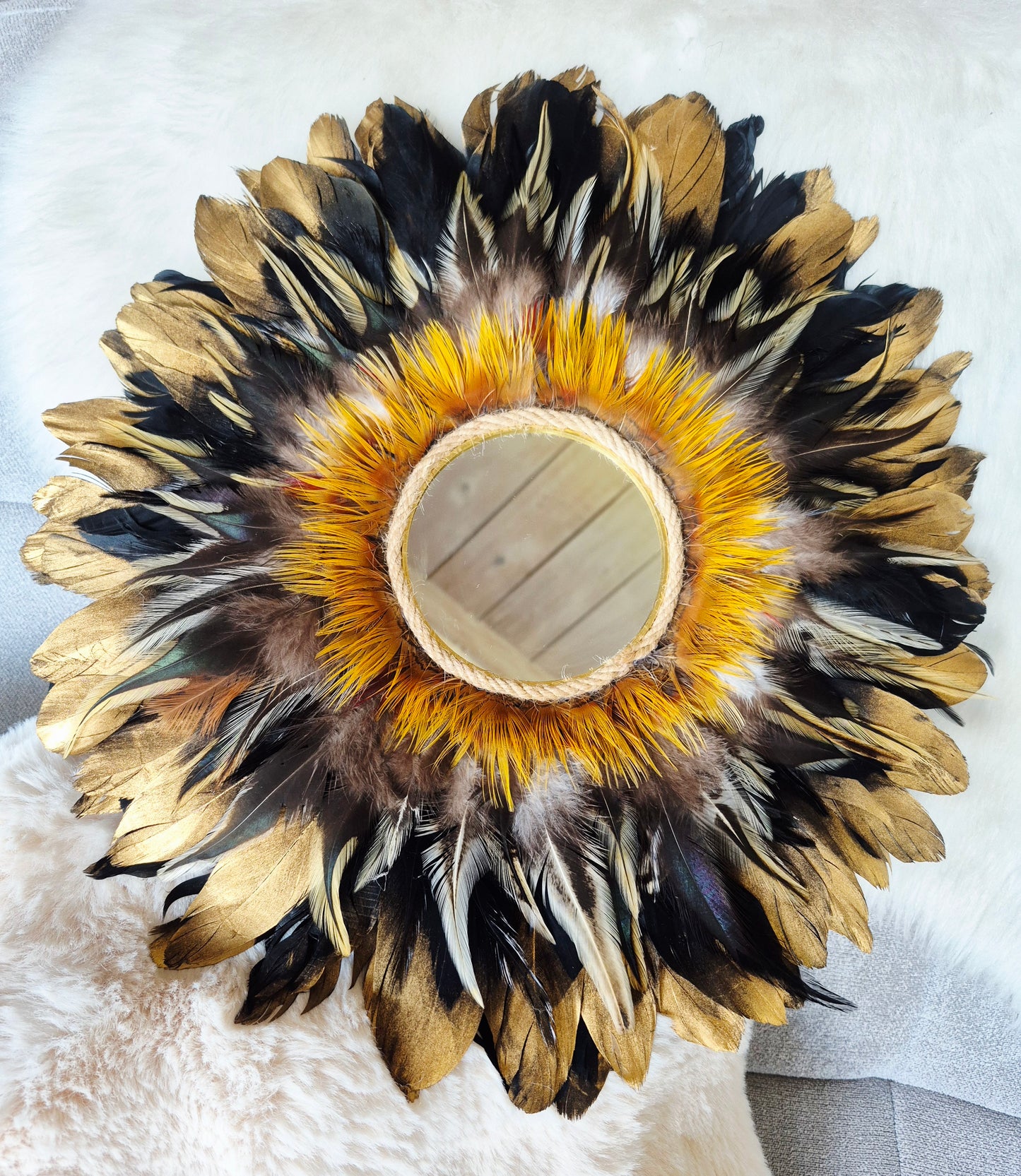 Miroir Jujuhat format baby "Sunshine" 37cm