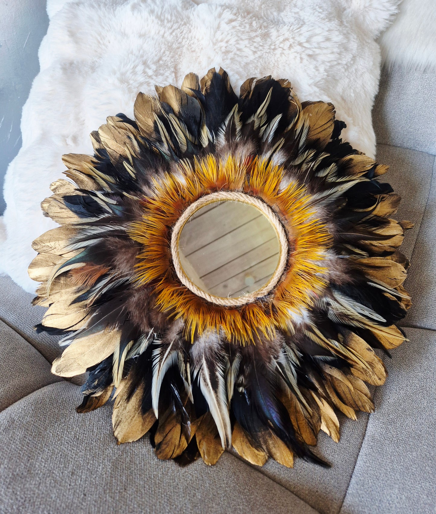 Miroir Jujuhat format baby "Sunshine" 37cm